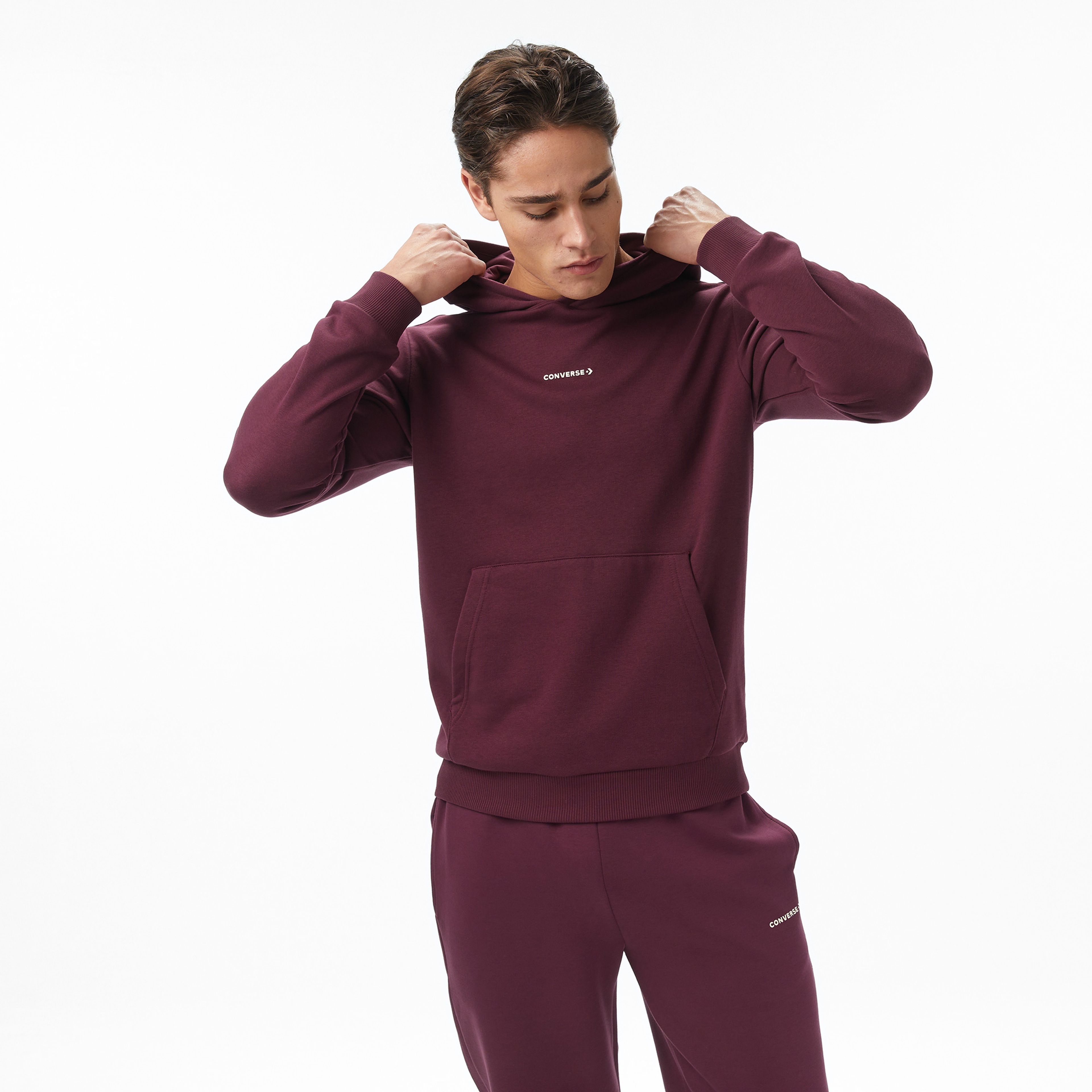 Converse Erkek Bordo Sweatshirt