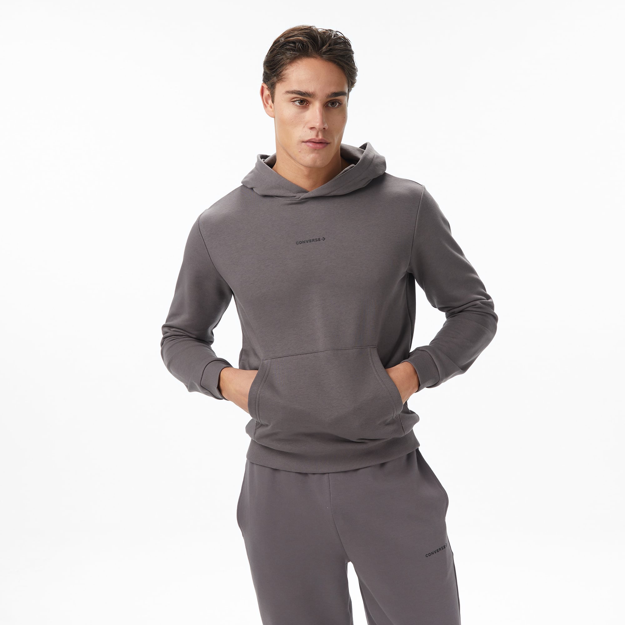 Converse Erkek Gri Sweatshirt