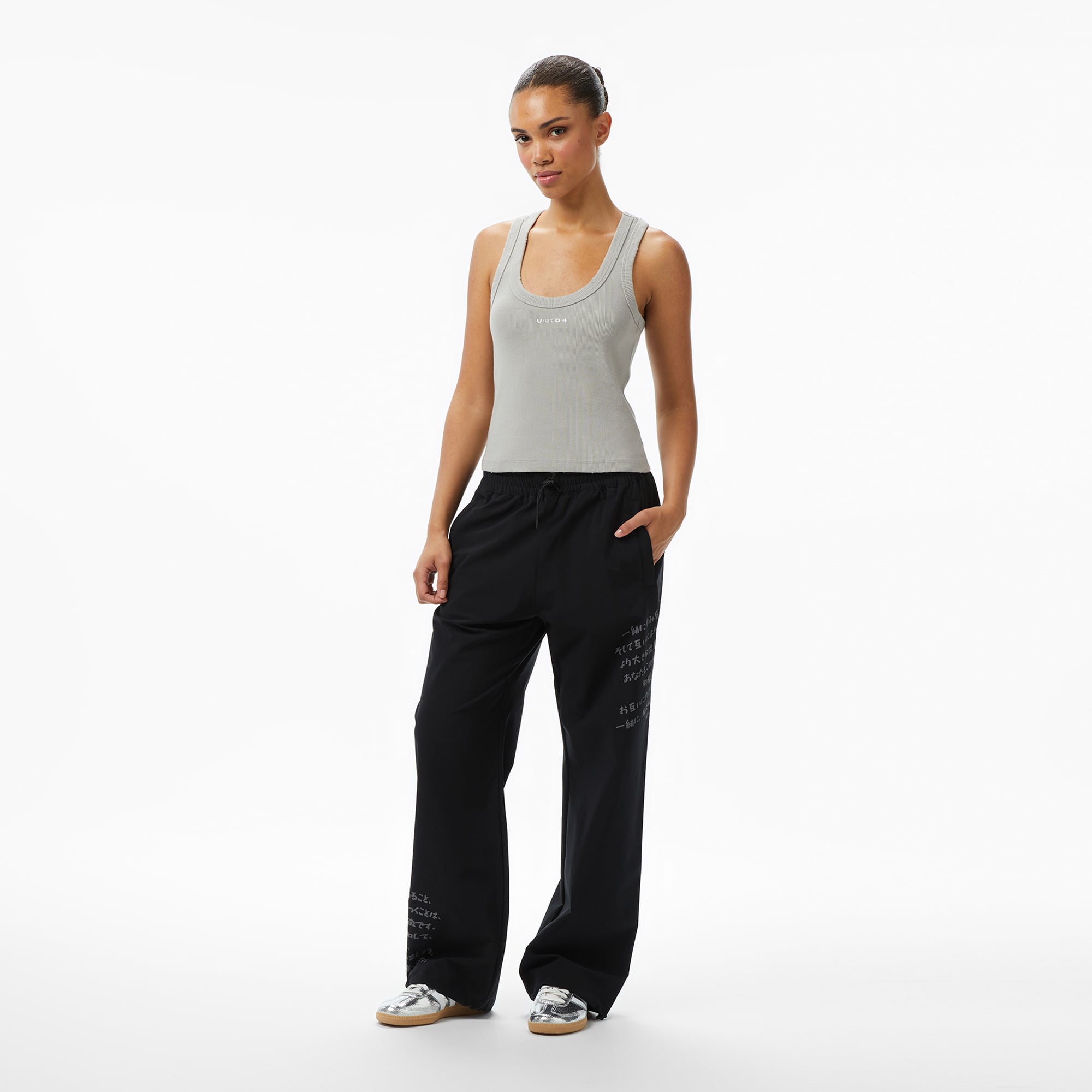 UNITED4 Kadın Siyah Pantolon