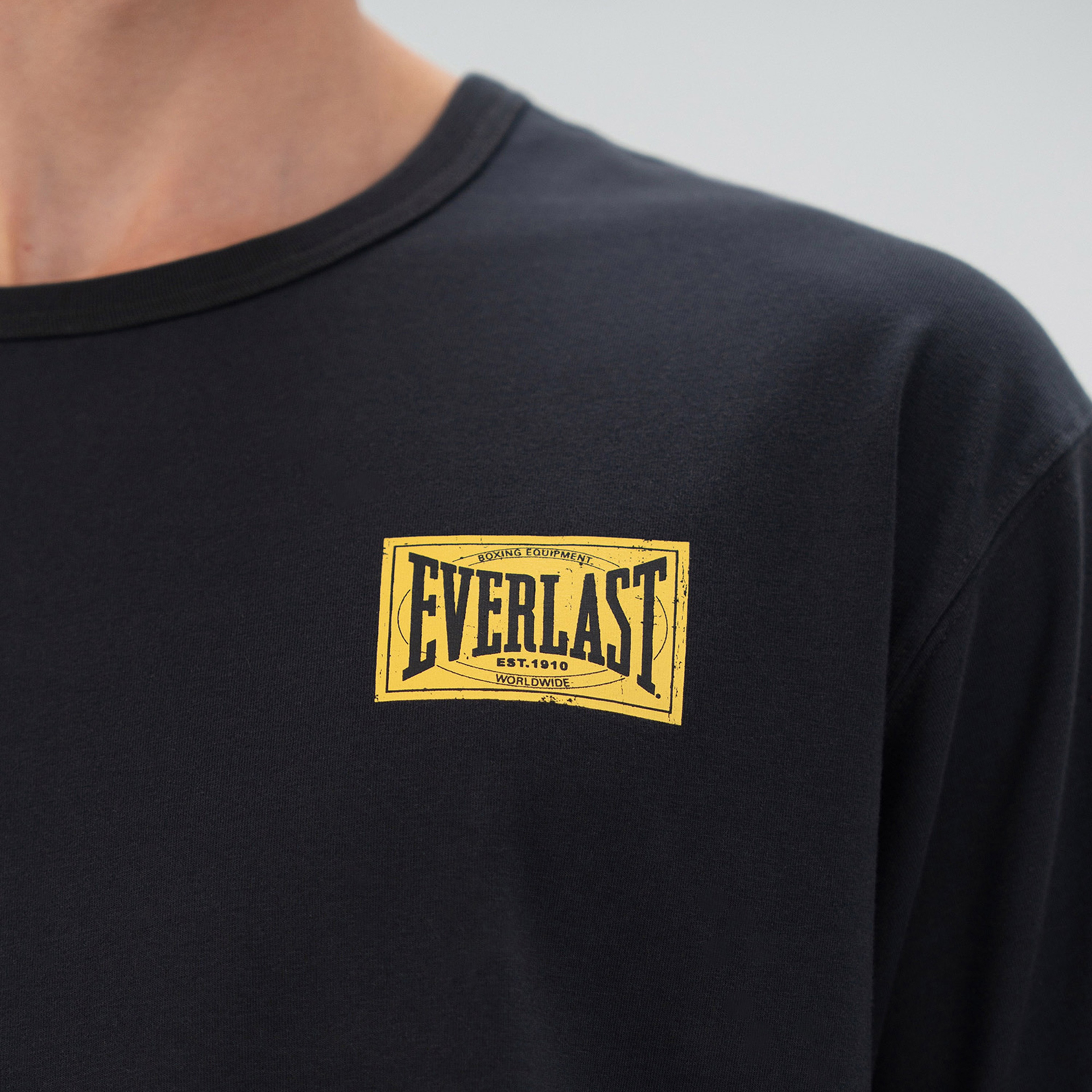 Everlast 1910 Classic Comfort Erkek Gri T-Shirt