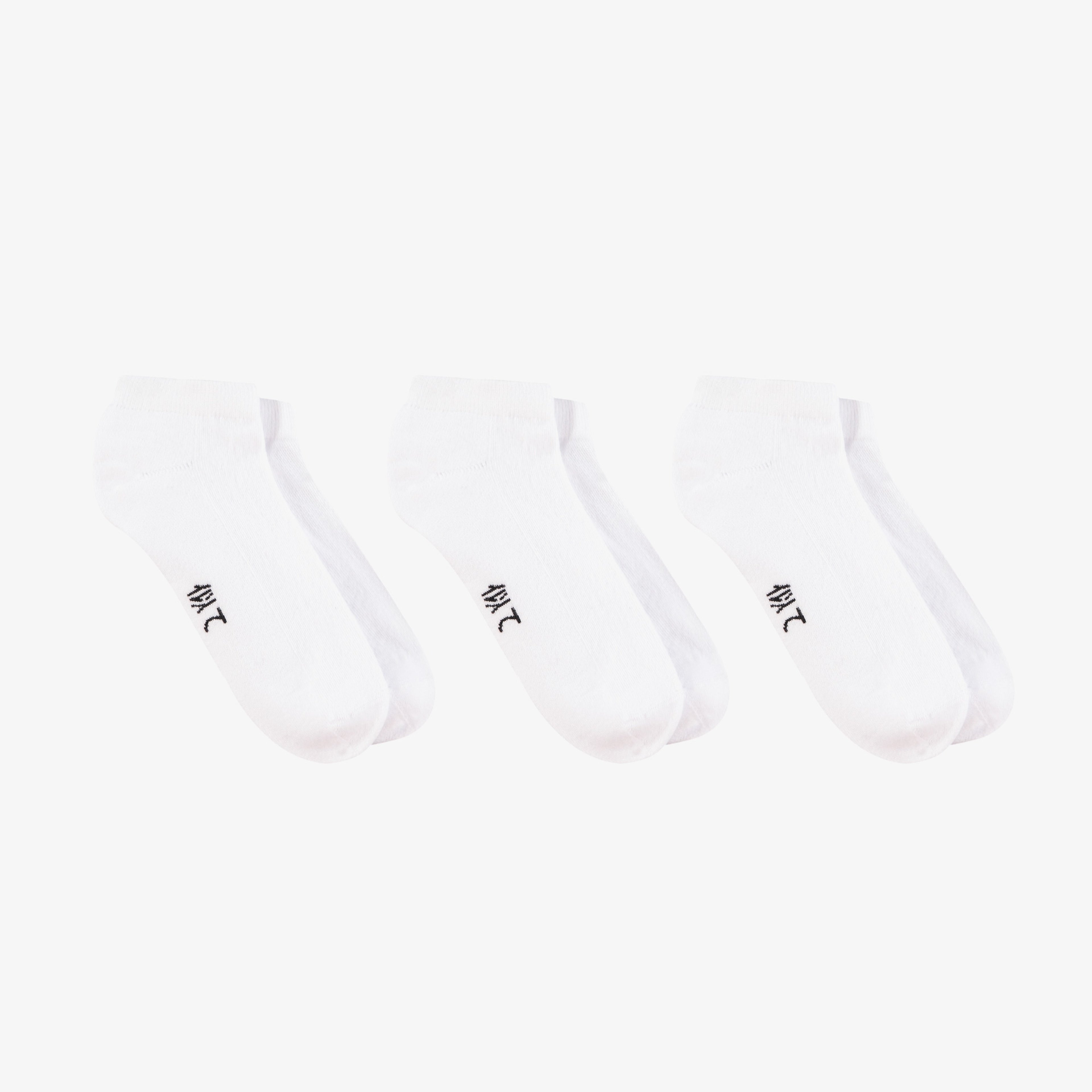 UNITED4 Classic Unisex Beyaz 3'lü Çorap