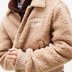 Tommy Hilfiger Padded Cropped Puffer Kadın Bej Ceket