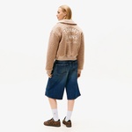 Tommy Hilfiger Padded Cropped Puffer Kadın Bej Ceket