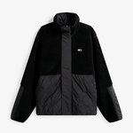 Tommy Jeans Essential Mix Teddy Erkek Siyah Ceket