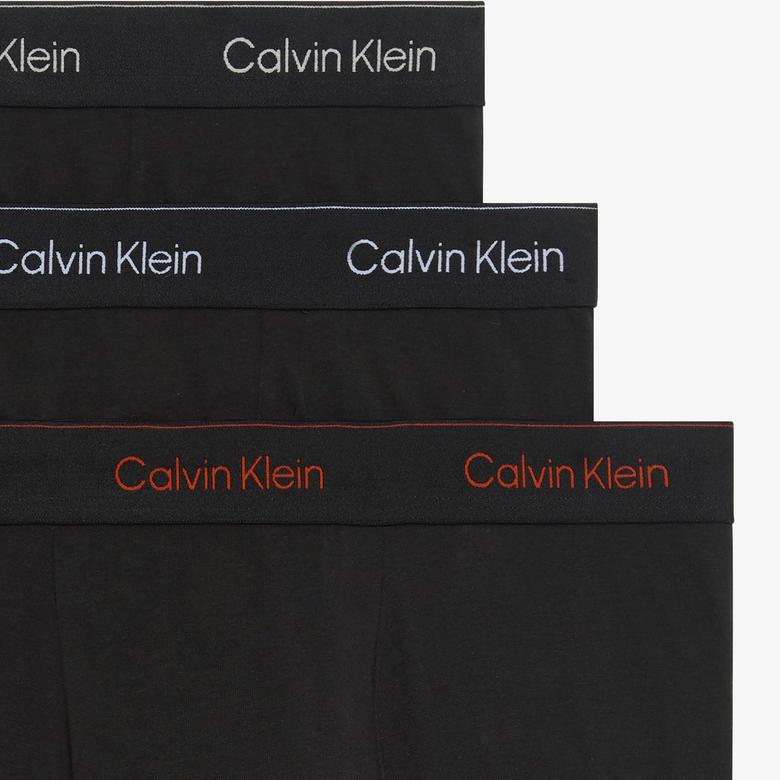 Calvin Klein Relaxed Fit 3' lü Erkek Siyah Boxer