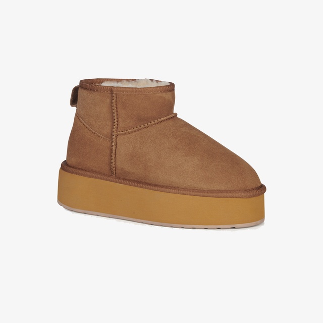 Emu Emu Australia Stinger Micro Flatform Kadın Kahverengi Bot Occasion'da! Kahverengi - 3. görsel