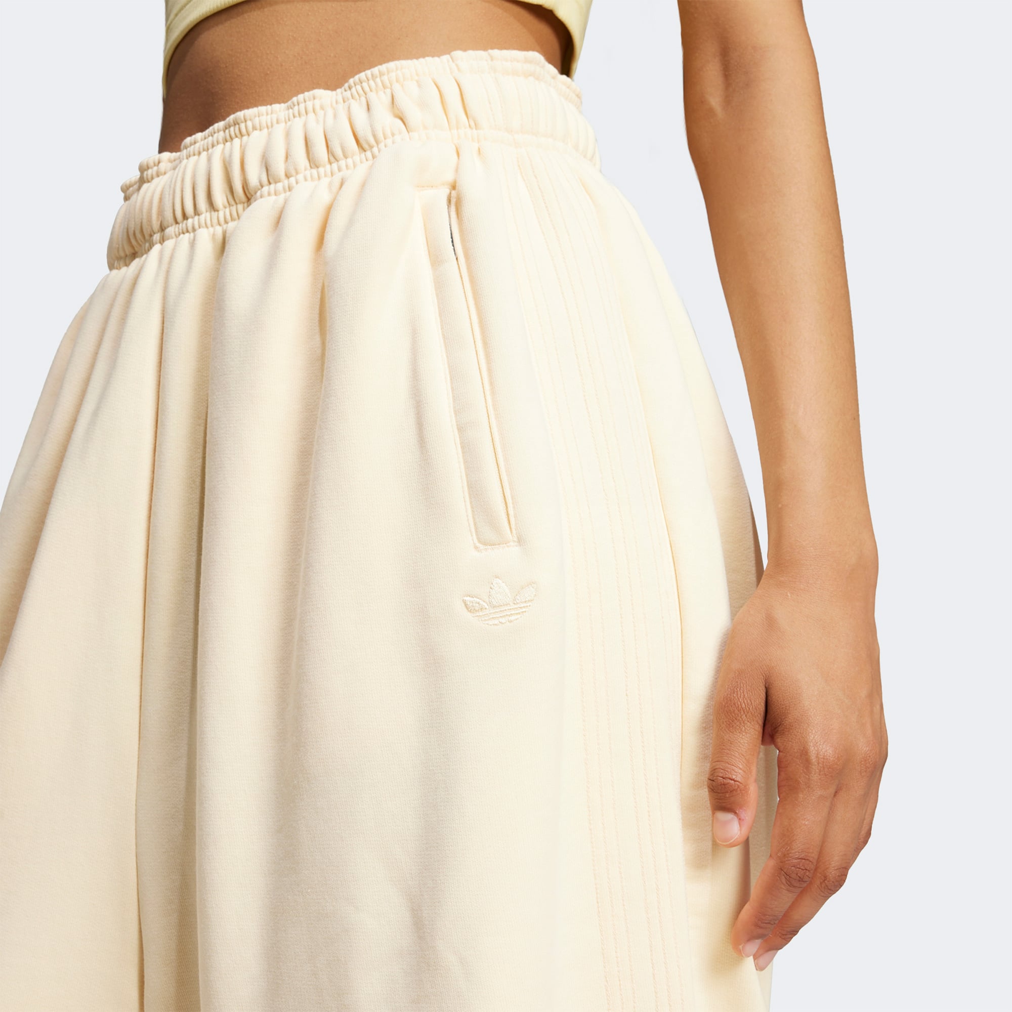 adidas Premium Essentials French Terry Kadın Bej Eşofman Altı