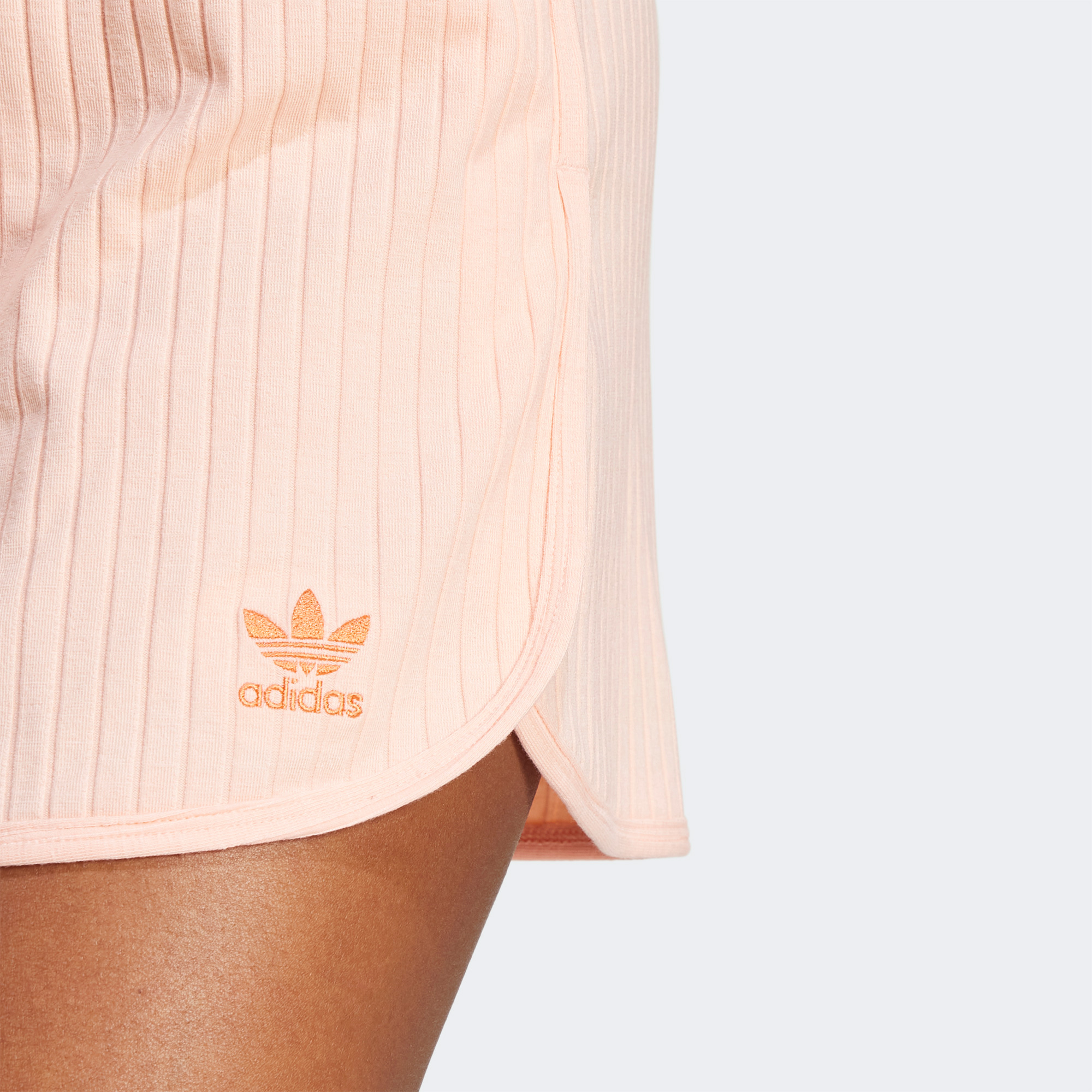 adidas Essentials Wide Rib Kadın Pembe Şort