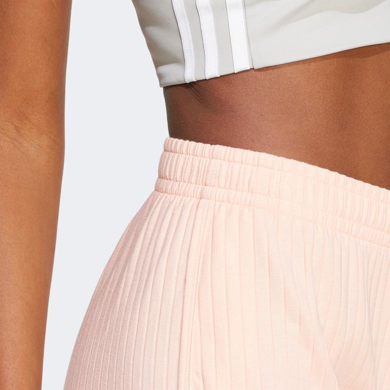 adidas Essentials Wide Rib Kadın Pembe Şort