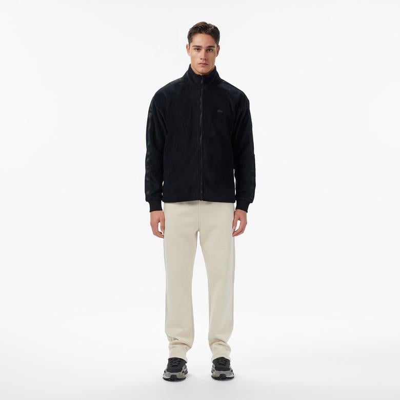 Lacoste Erkek Regular Fit Monogram Krem Eşofman Altı