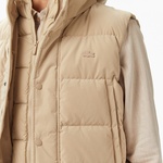 Erkek Kapüşonlu Açık Kahverengi Yelek