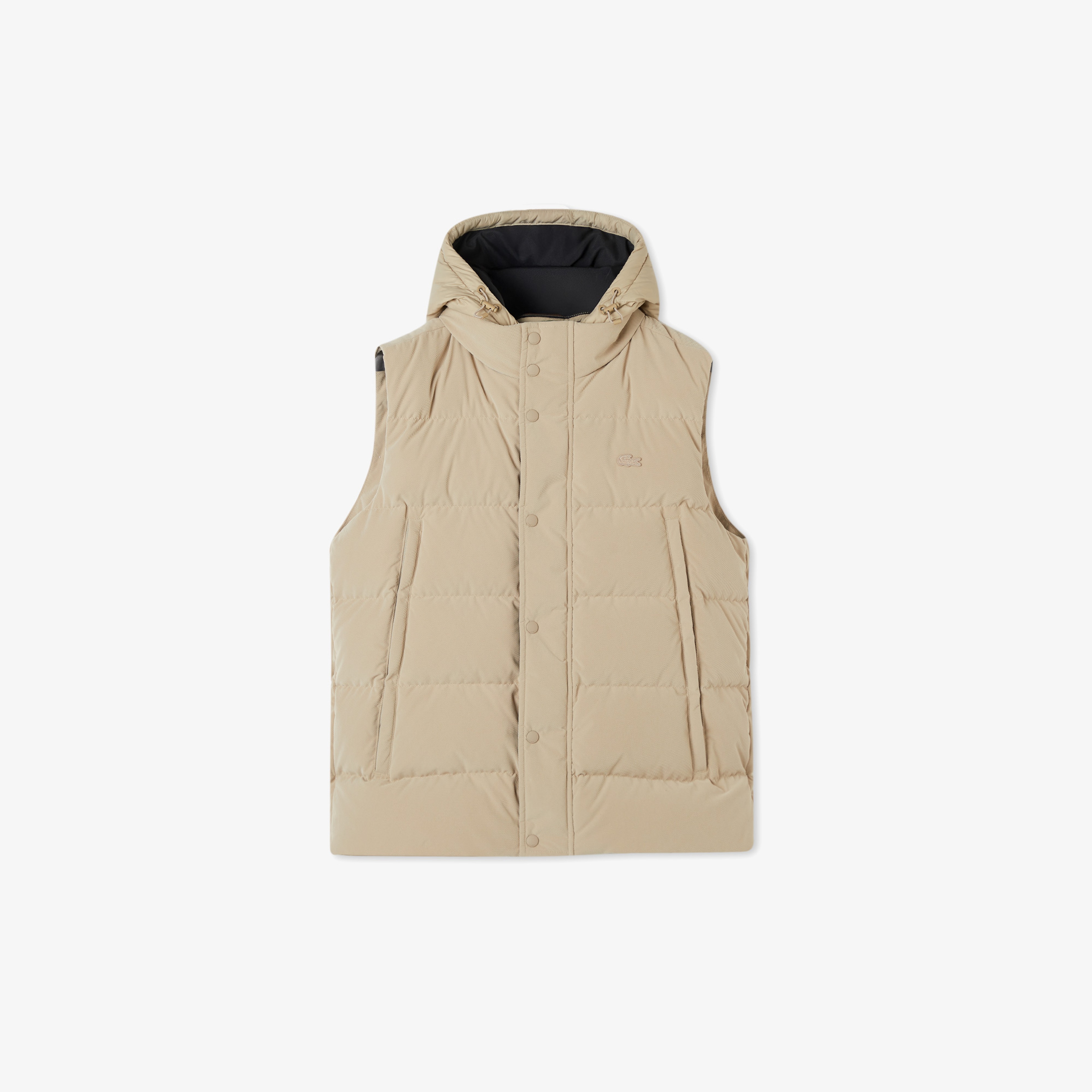 Lacoste Erkek Kapüşonlu Açık Kahverengi Yelek