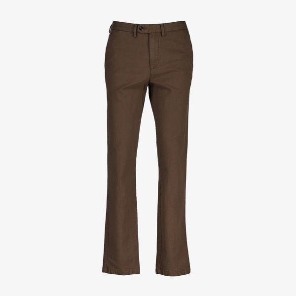 GANT Erkek Kahverengi Slim Fit Casual Herringbone Pantolon