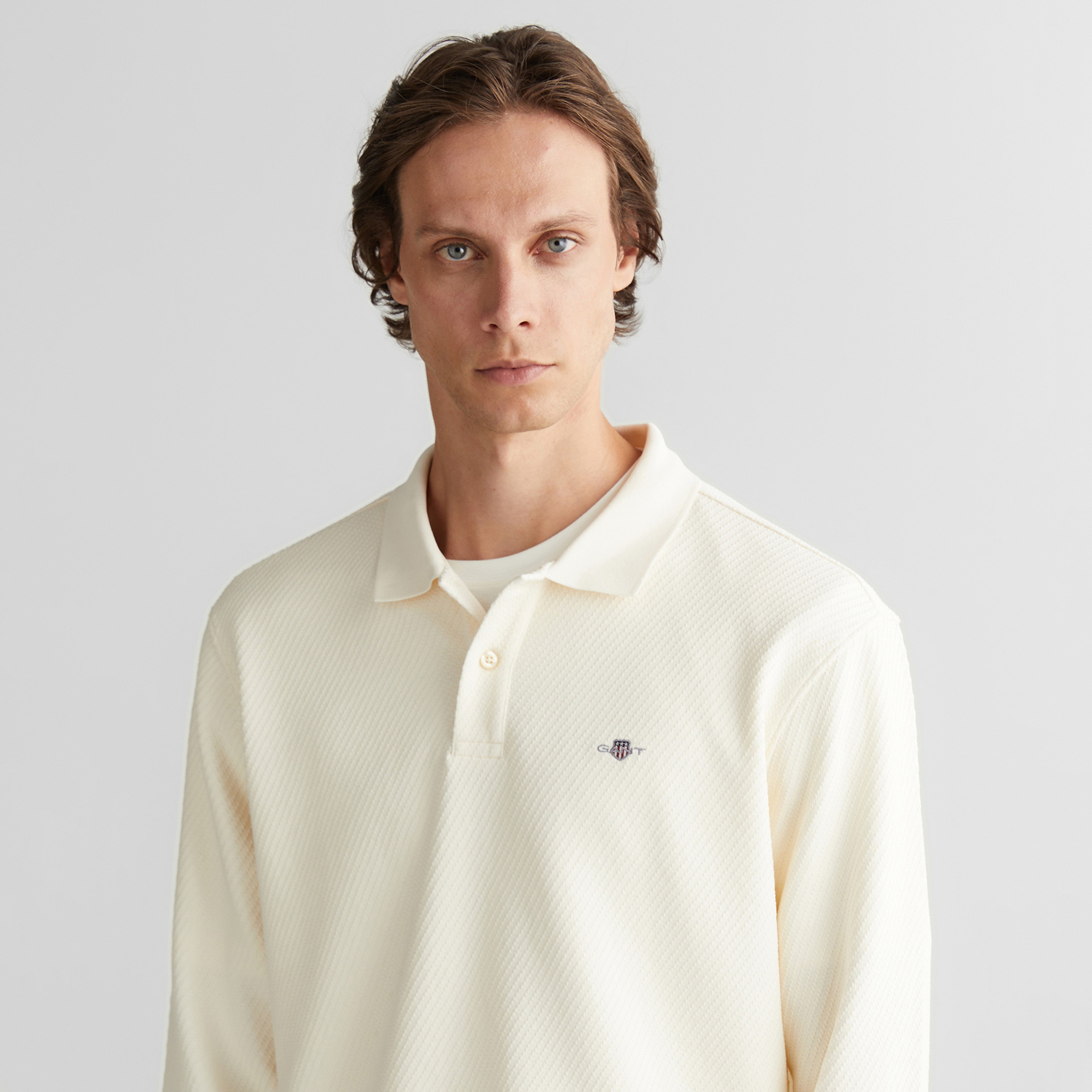 GANT Erkek Krem Polo