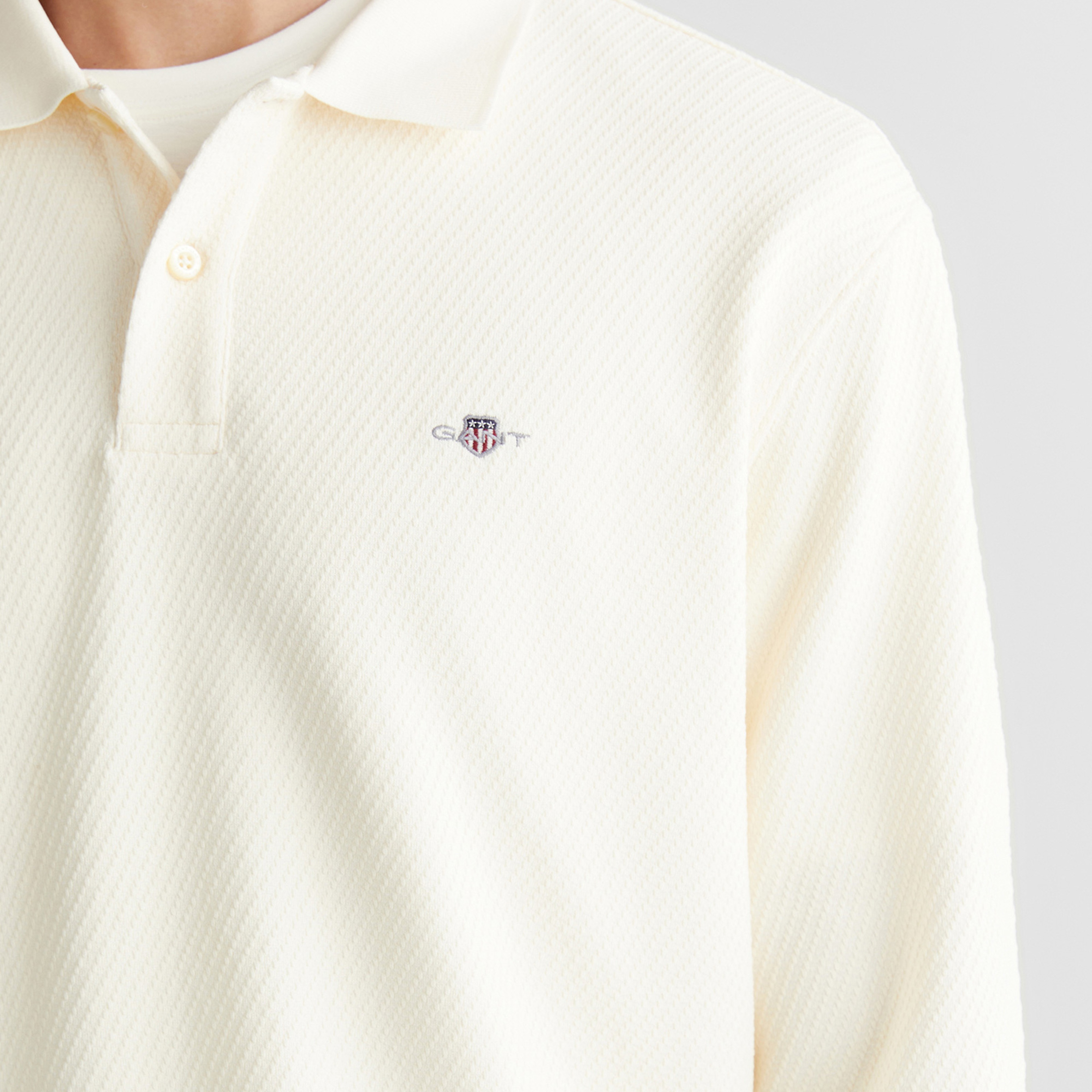 GANT Erkek Krem Polo