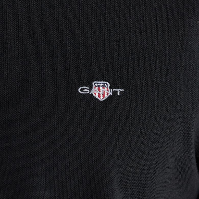 GANT Erkek Siyah Regular Fit T-Shirt
