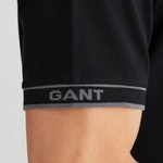 GANT Erkek Siyah Regular Fit T-Shirt