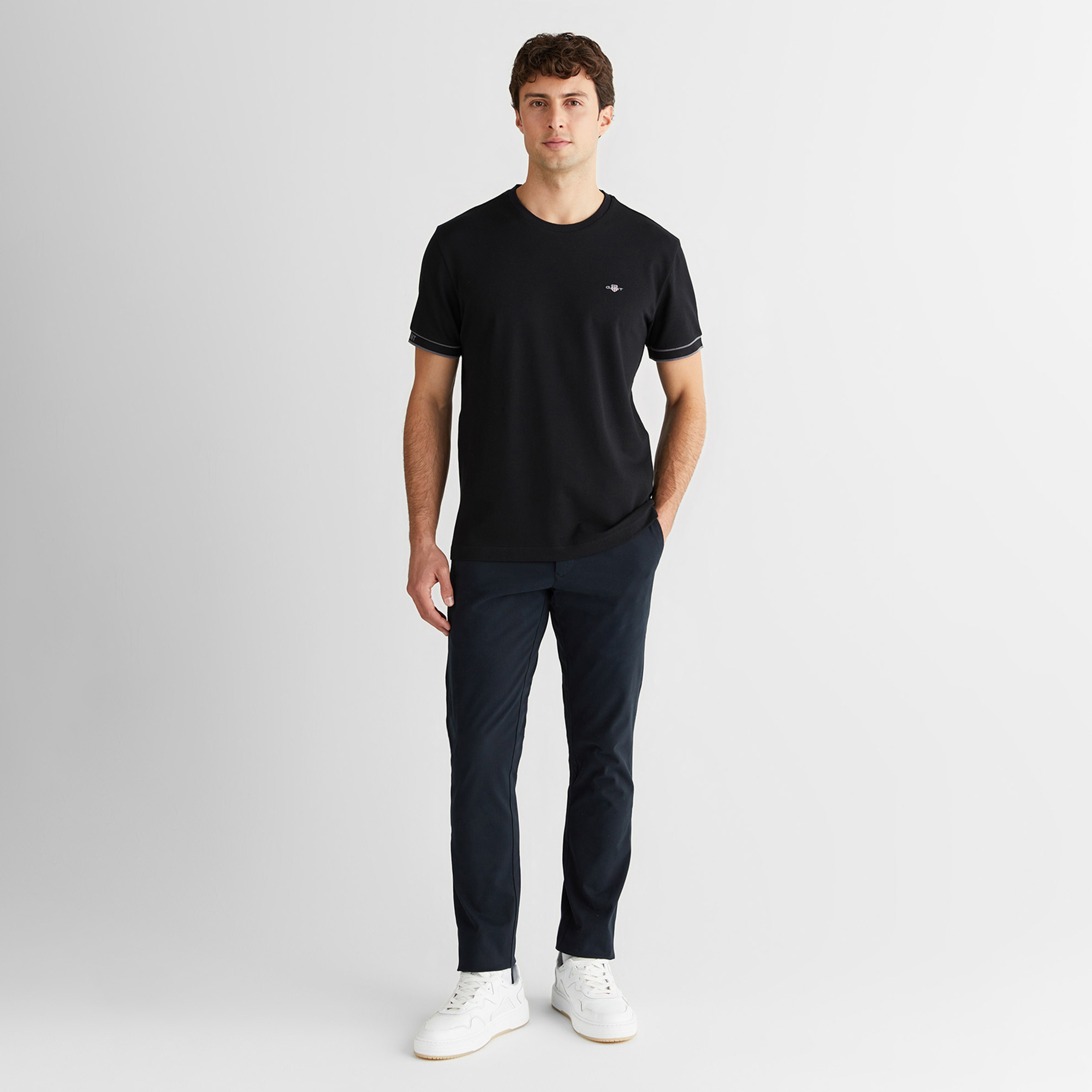 GANT Erkek Siyah T-Shirt