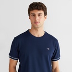GANT Erkek Lacivert Regular Fit T-Shirt
