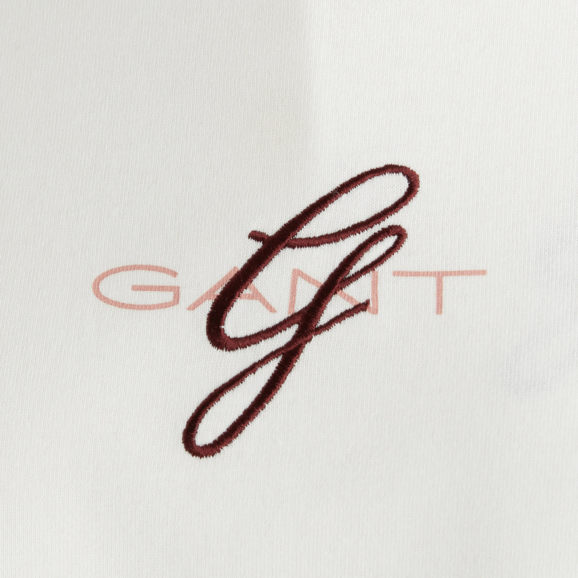 GANT Kadın Krem Relaxed Fit T-Shirt