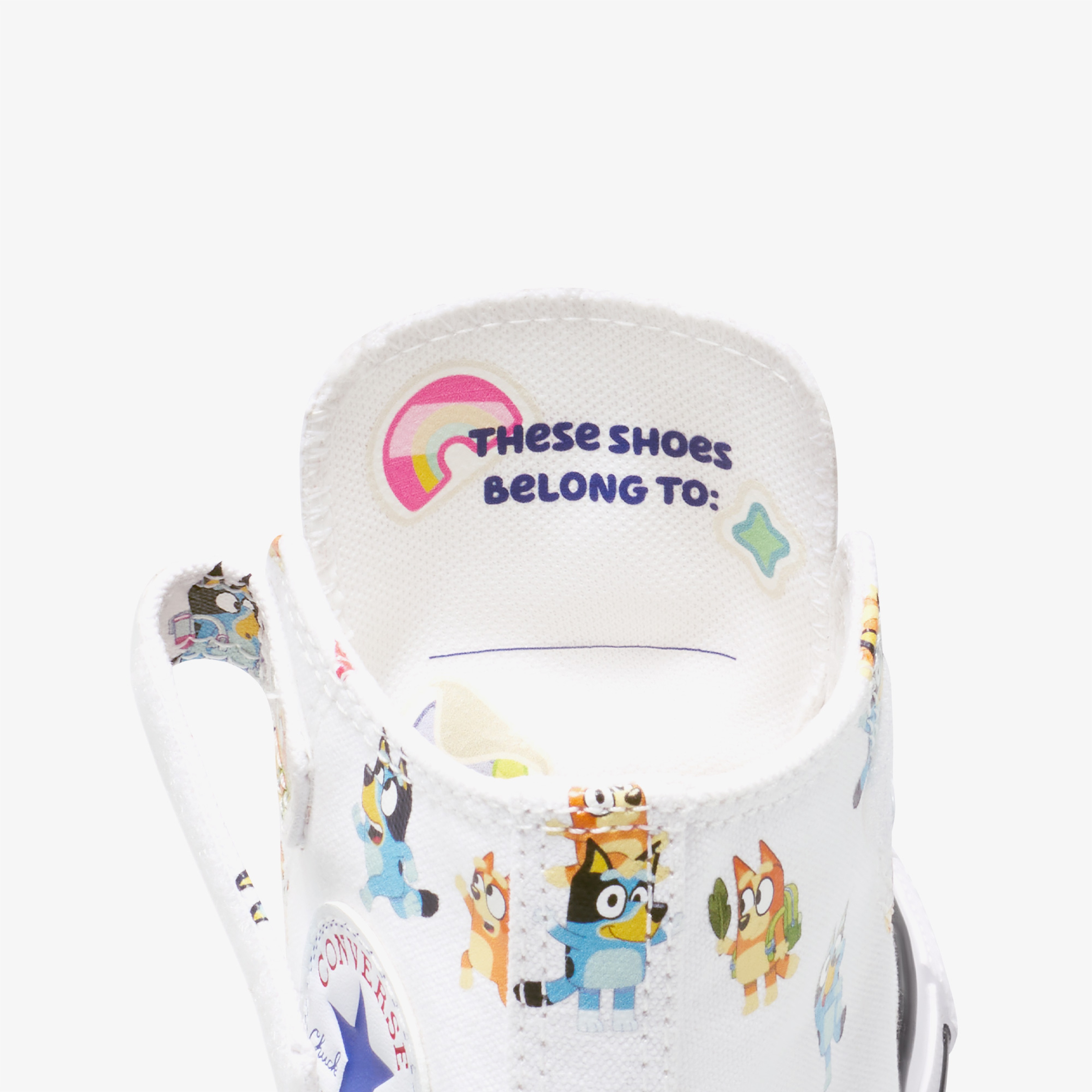 Converse x Bluey Chuck Taylor All Star 1V Genç Beyaz Sneaker