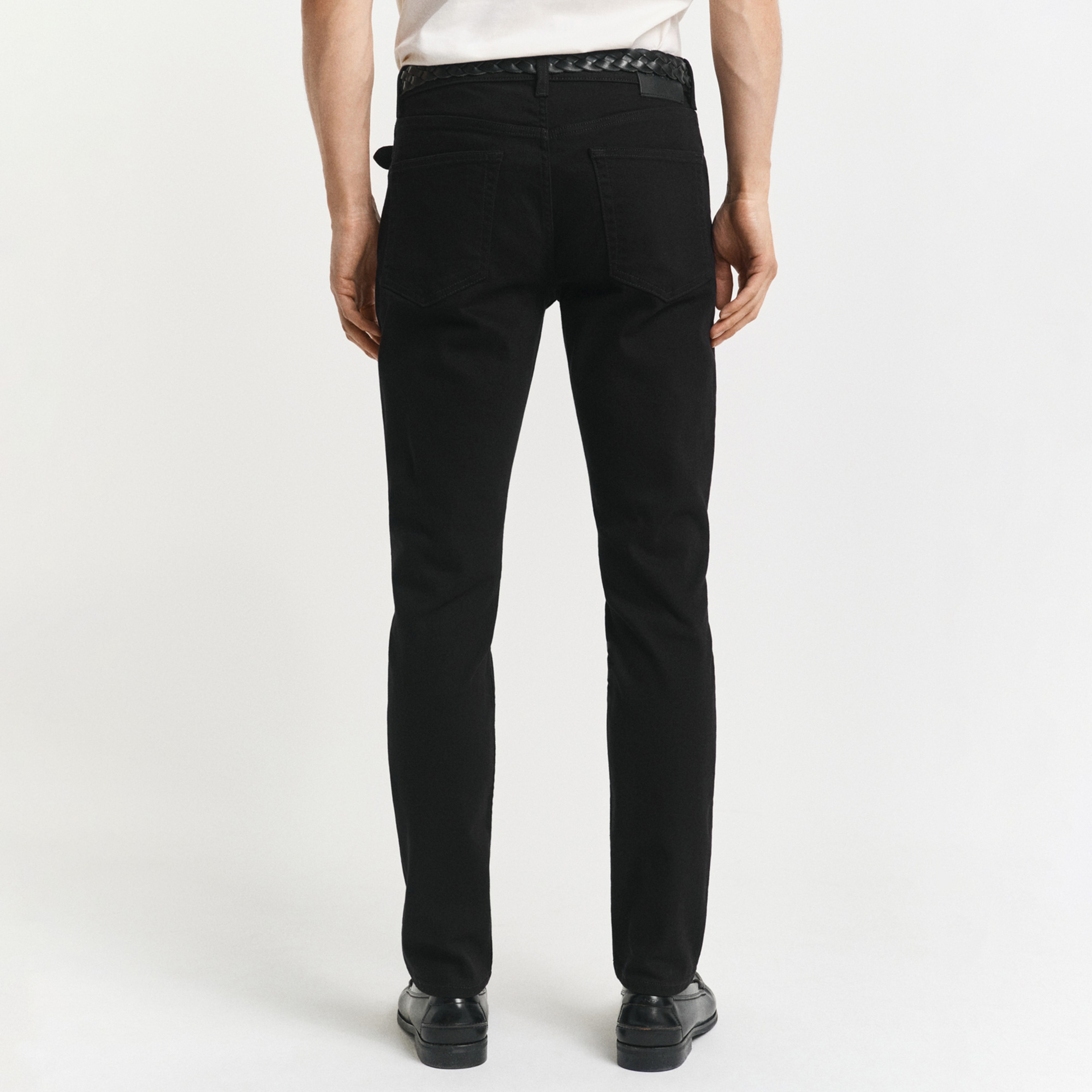 GANT Erkek Siyah Slim Fit Stay Black Jean