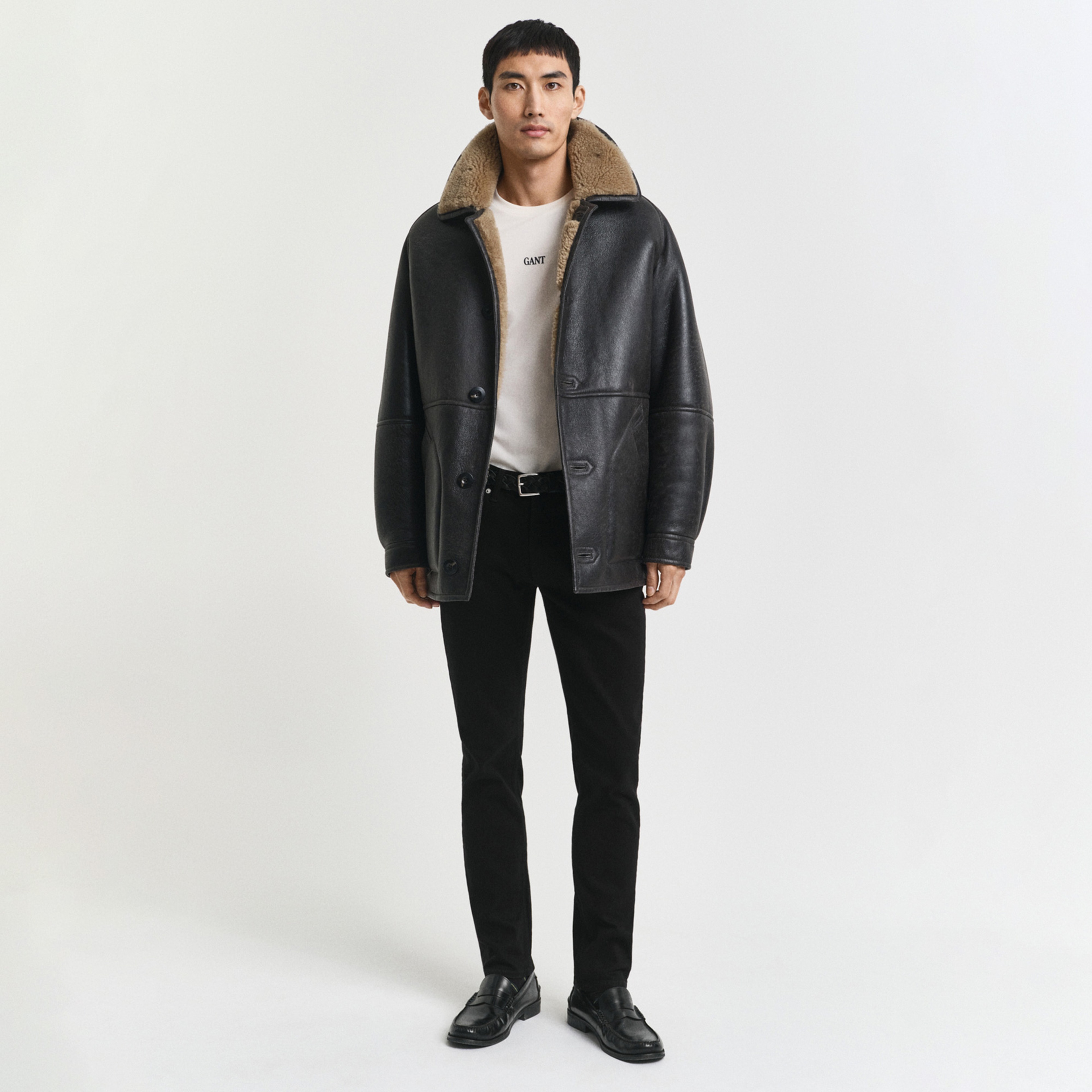 GANT Erkek Siyah Slim Fit Stay Black Jean