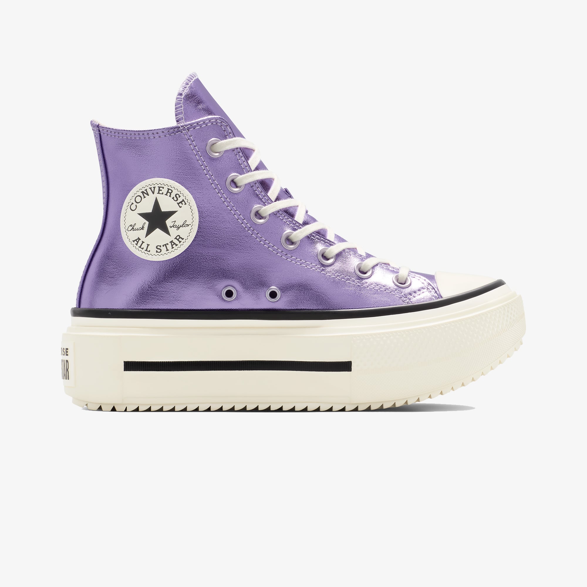 Converse Chuck Taylor All Star Lift Double Stack Unisex Mor Sneaker