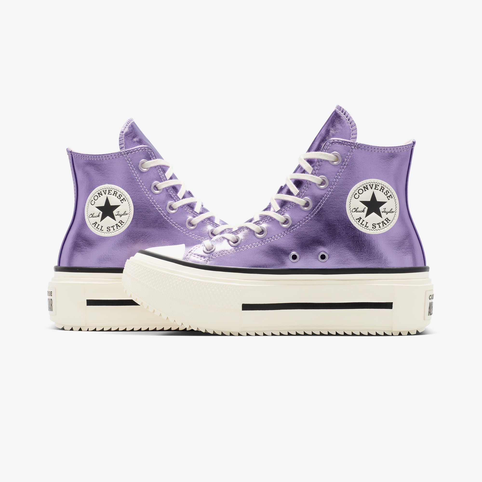 Converse Chuck Taylor All Star Lift Double Stack Unisex Mor Sneaker
