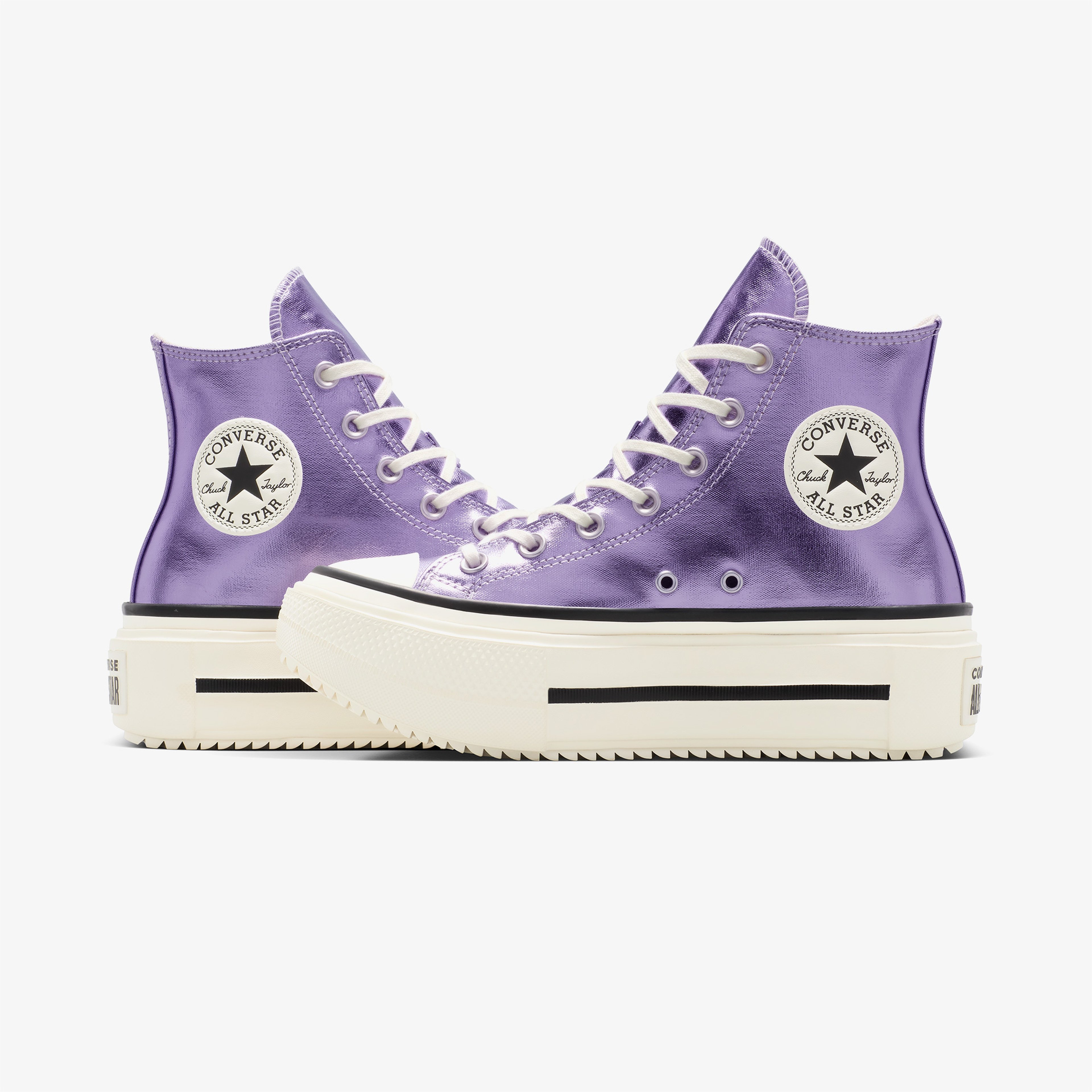 Converse Chuck Taylor All Star Lift Double Stack Unisex Mor Sneaker