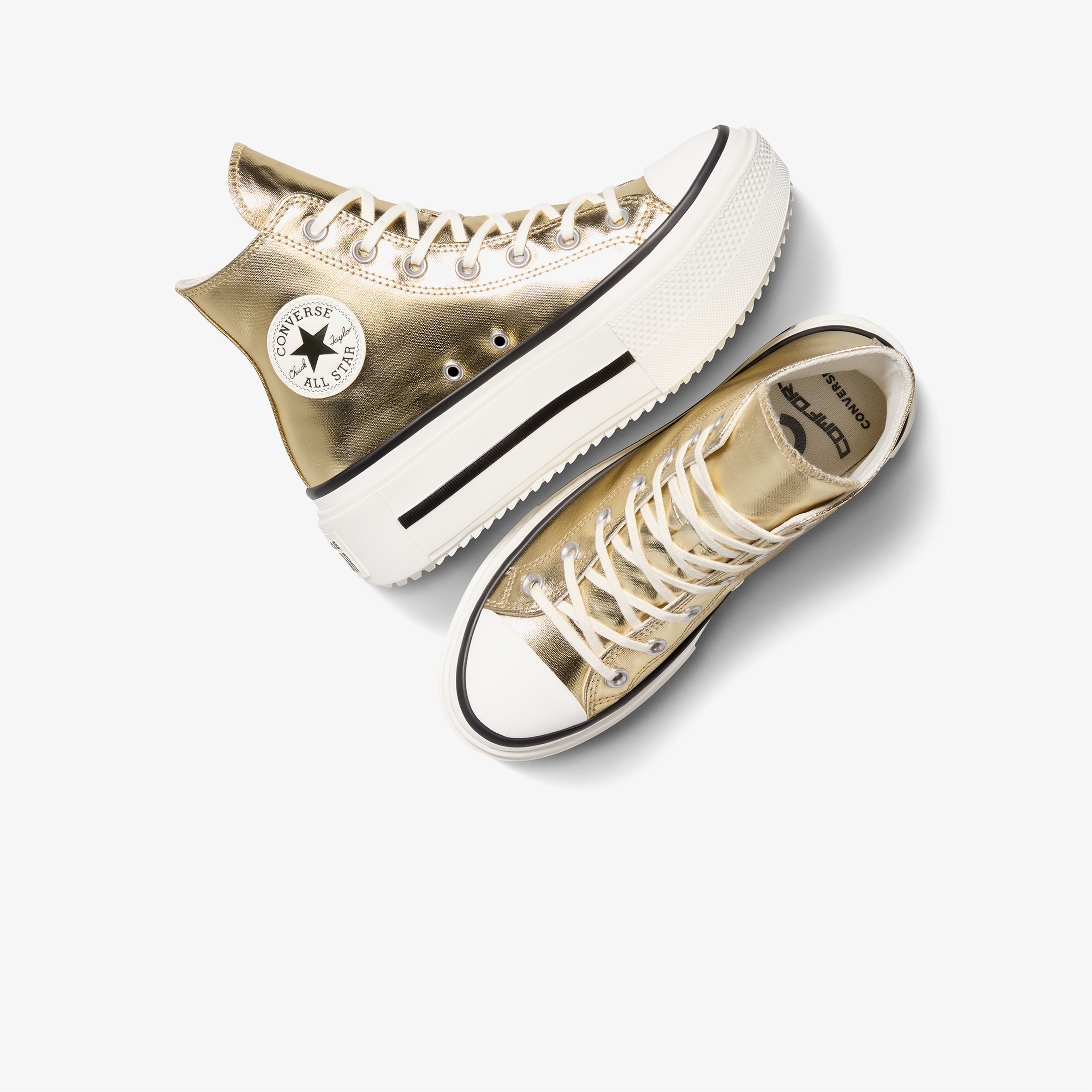Converse Chuck Taylor All Star Lift Double Stack Unisex Sarı Sneaker