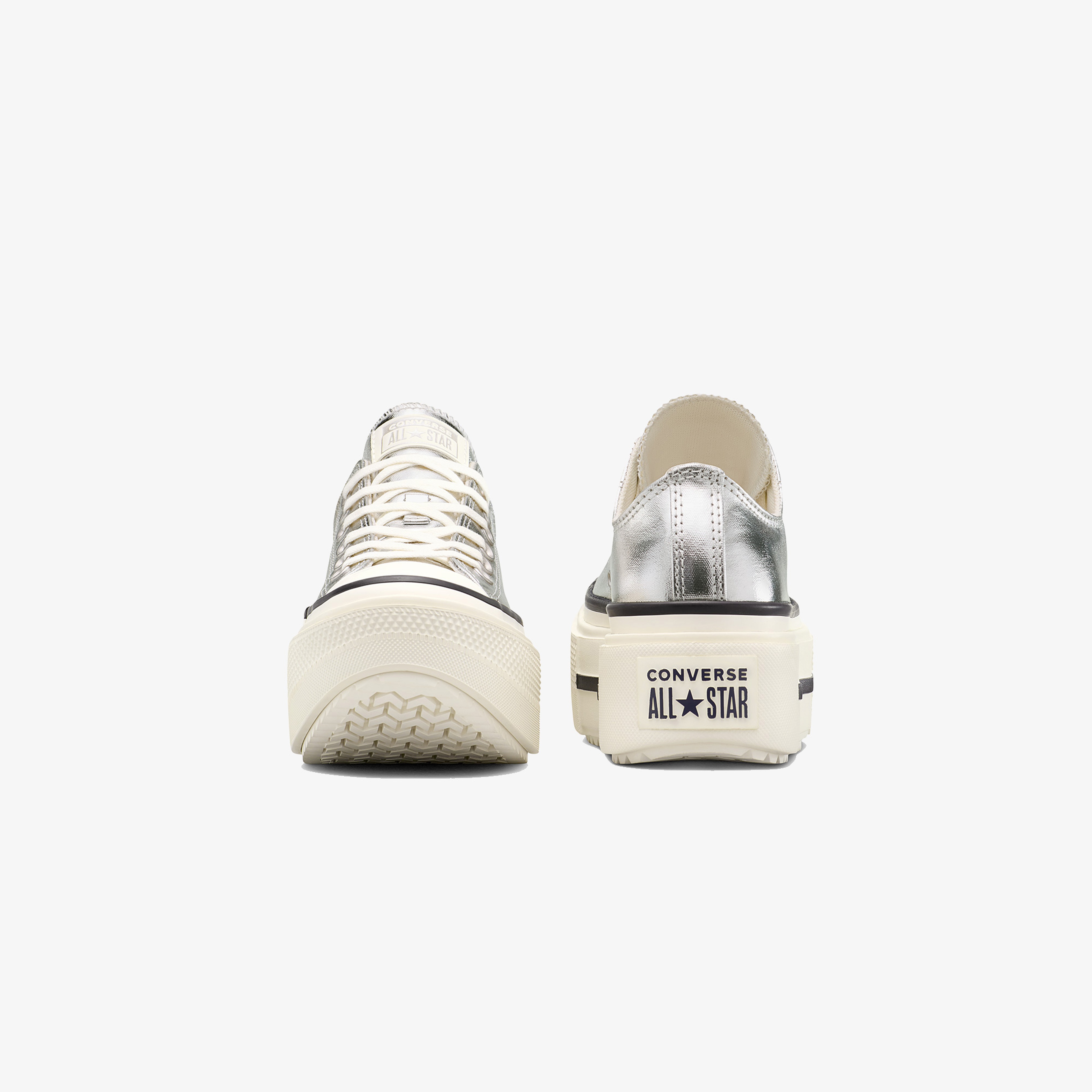 Converse Chuck Taylor All Star Lift Double Stack Unisex Gri Sneaker