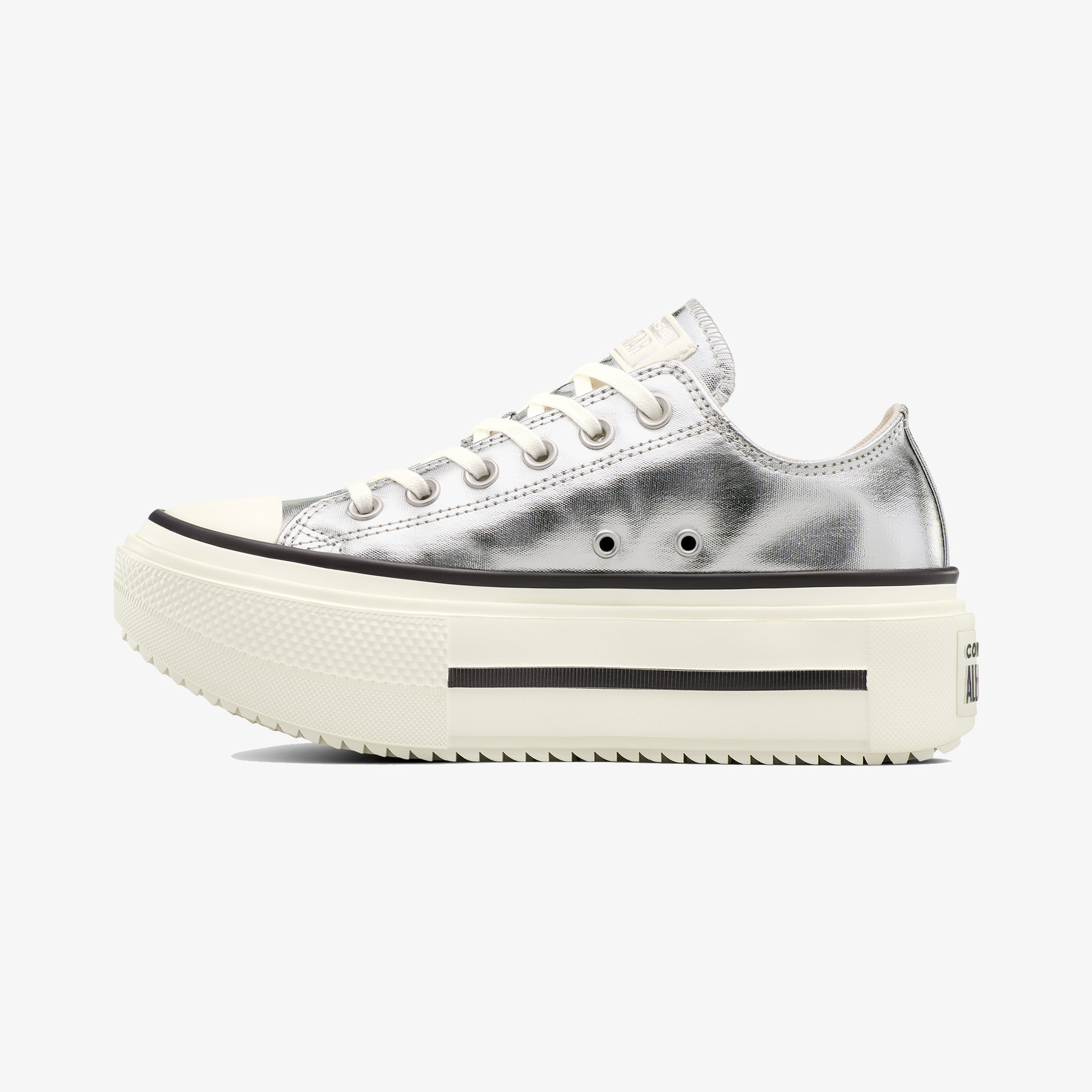 Converse Chuck Taylor All Star Lift Double Stack Unisex Gri Sneaker