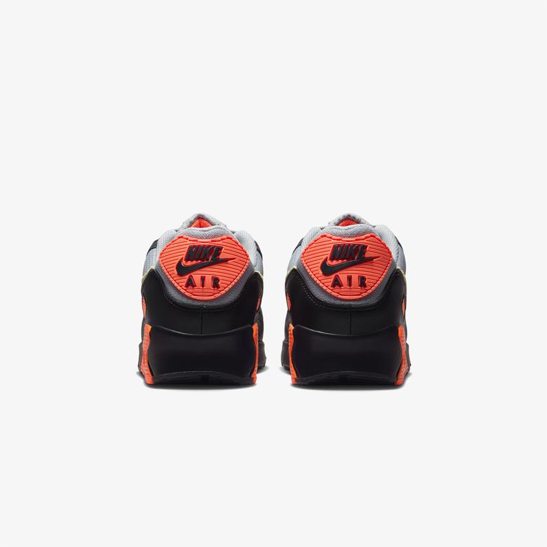 Nike Air Max 90 Smoke Grey/Hyper Crimson Erkek Siyah Spor Ayakkabı