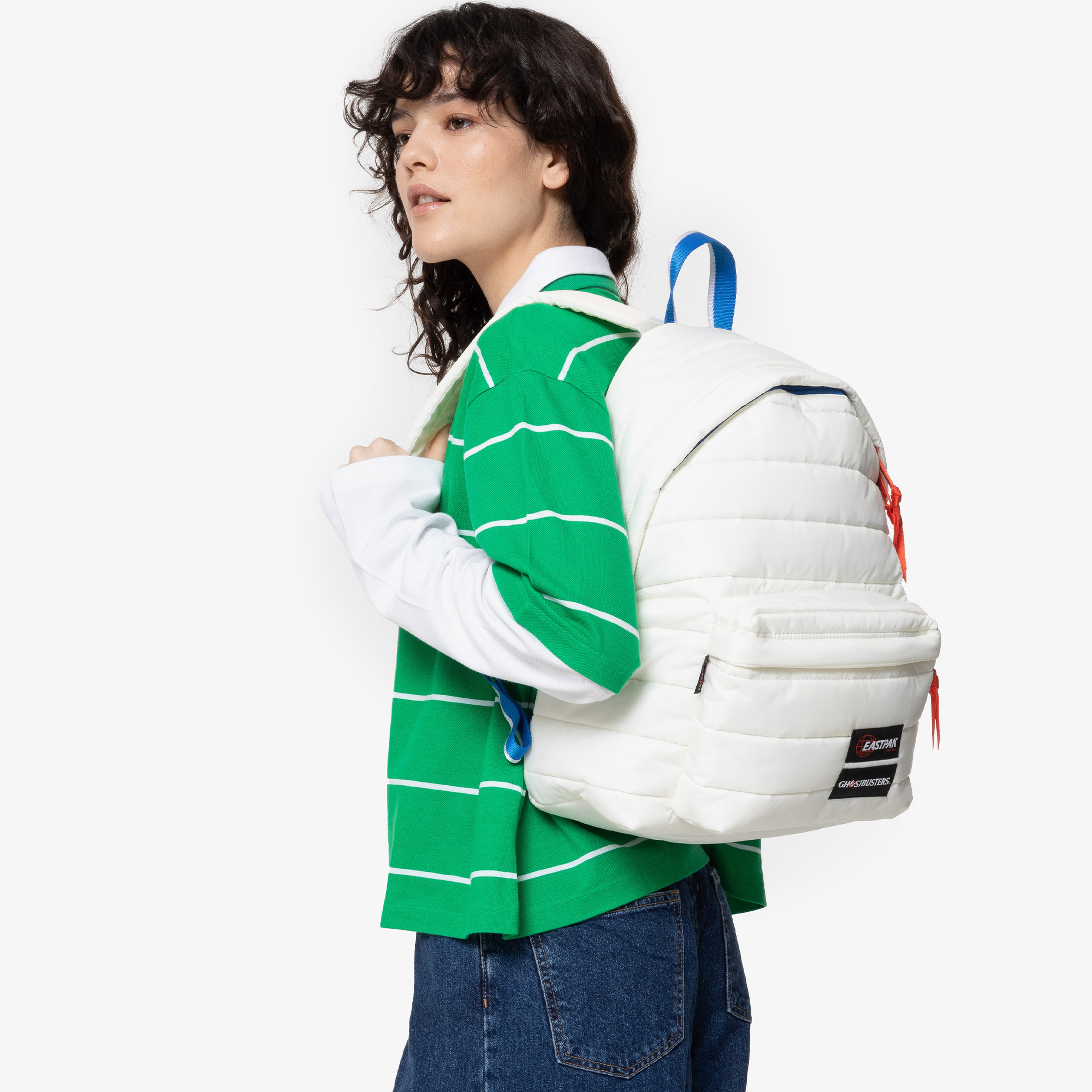 Eastpak Padded Pak'R Ghostbusters Puft Unisex Beyaz Sırt Çantası