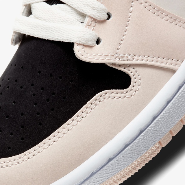 Jordan Air 1 Mid Barely Orange Kadın Bej Spor Ayakkabı - Görsel 10