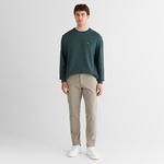 GANT Erkek Yeşil Relaxed Fit Bisiklet Yaka Triko