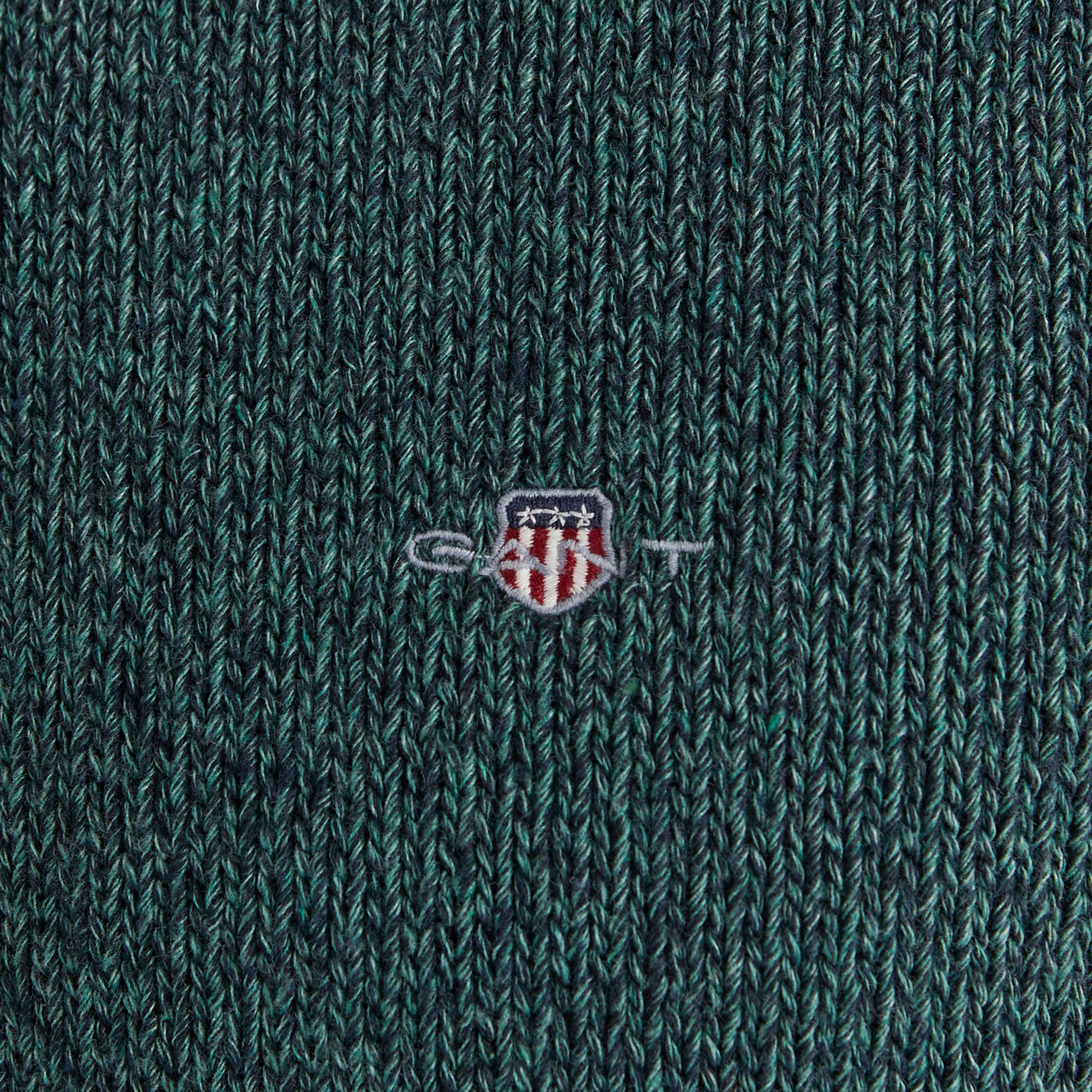 GANT Erkek Yeşil Relaxed Fit Bisiklet Yaka Triko