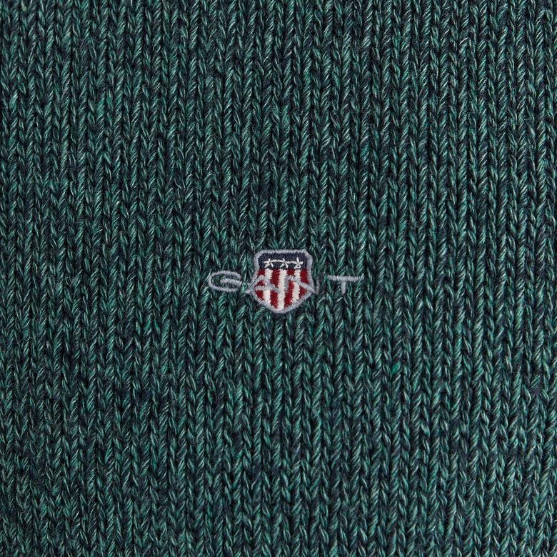 GANT Erkek Yeşil Relaxed Fit Bisiklet Yaka Triko
