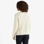 GANT Kadın Krem Cropped Fit Bisiklet Yaka Triko