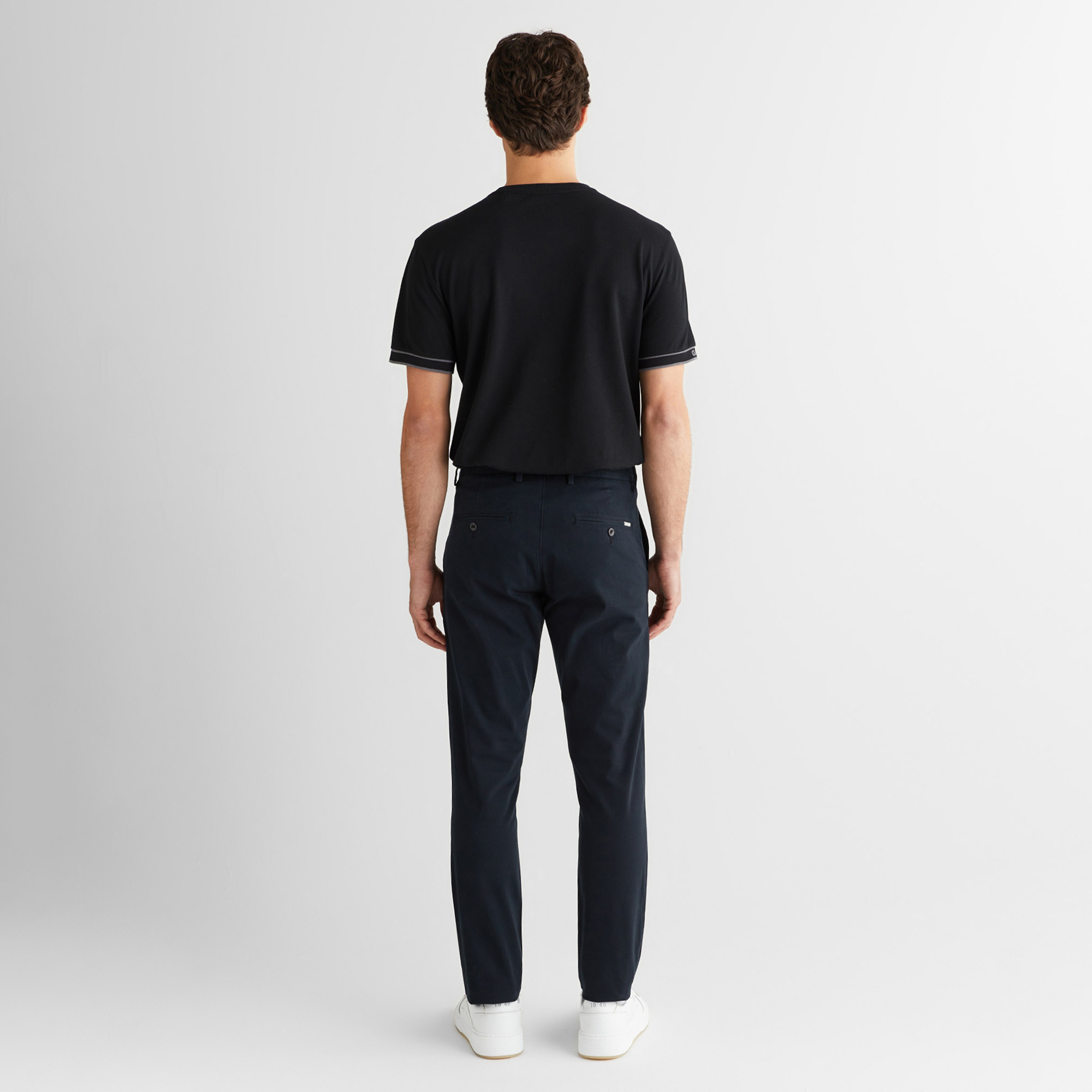 GANT Erkek Siyah Slim Fit Pantolon