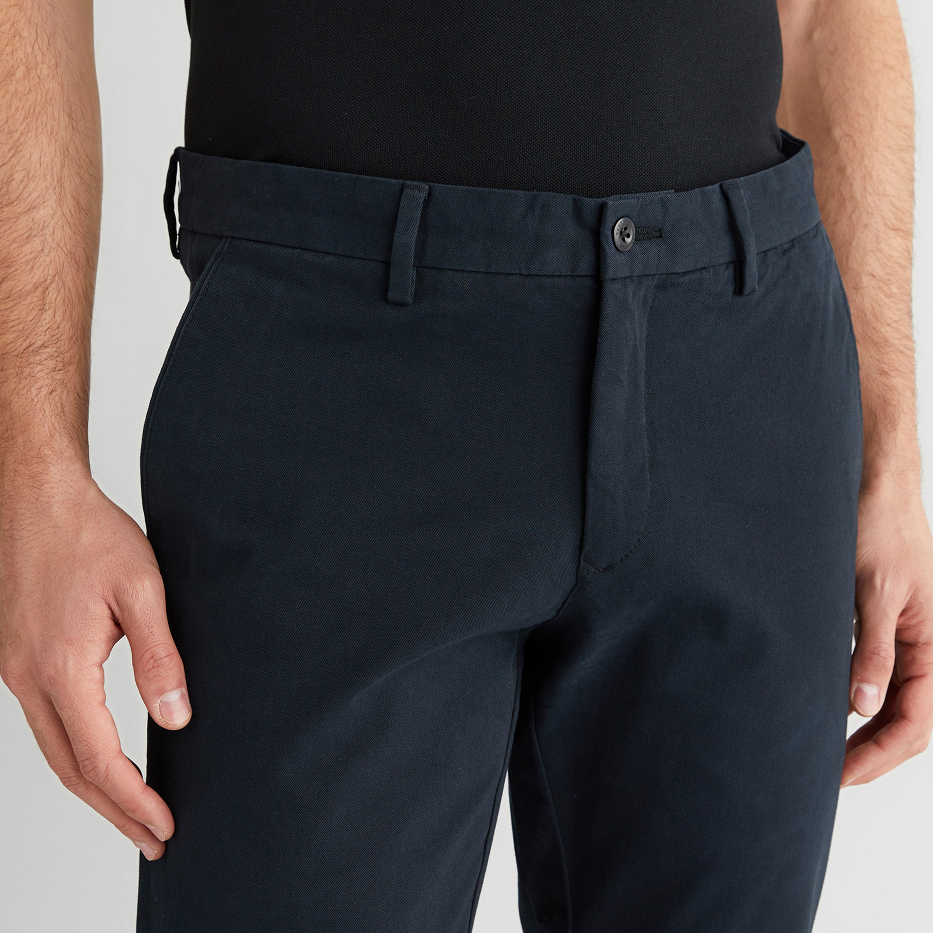 GANT Erkek Siyah Slim Fit Pantolon
