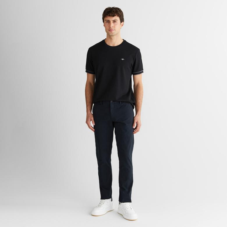 GANT Erkek Siyah Slim Fit  Pantolon
