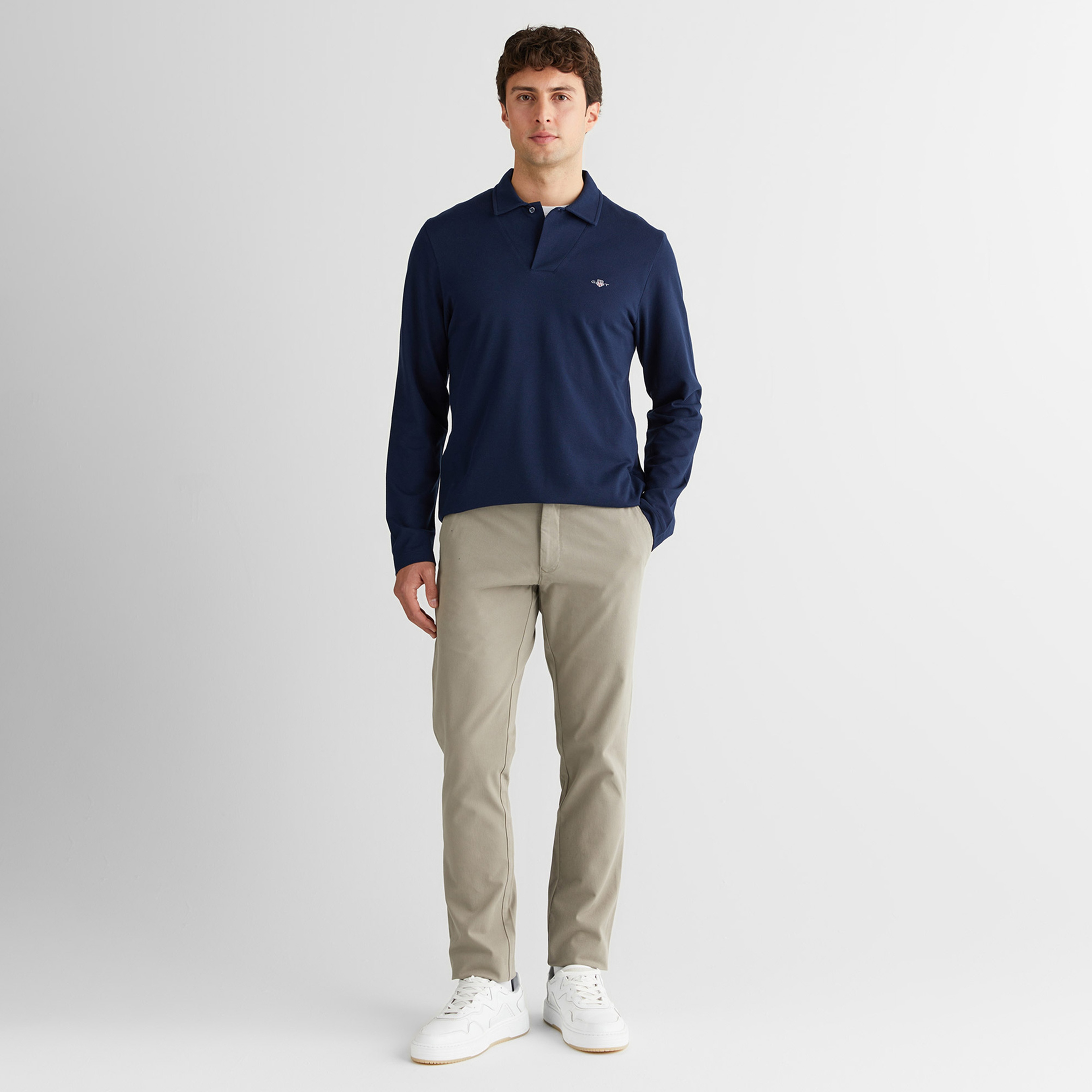 GANT Erkek Bej Slim Fit Pantolon