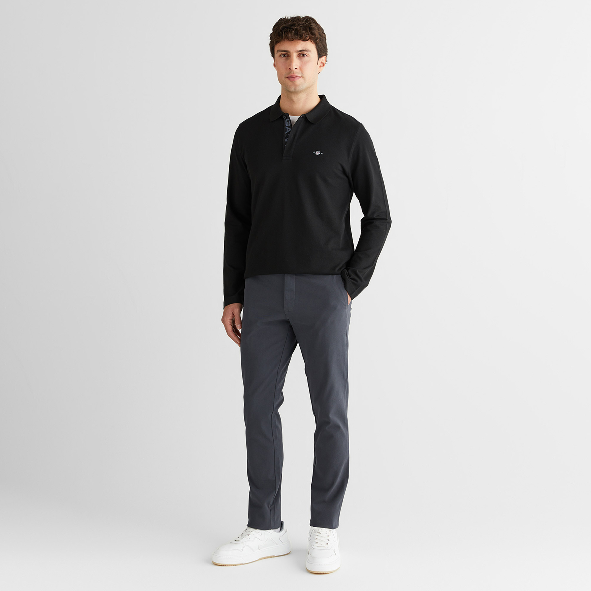 GANT Erkek Gri Slim Fit  Pantolon