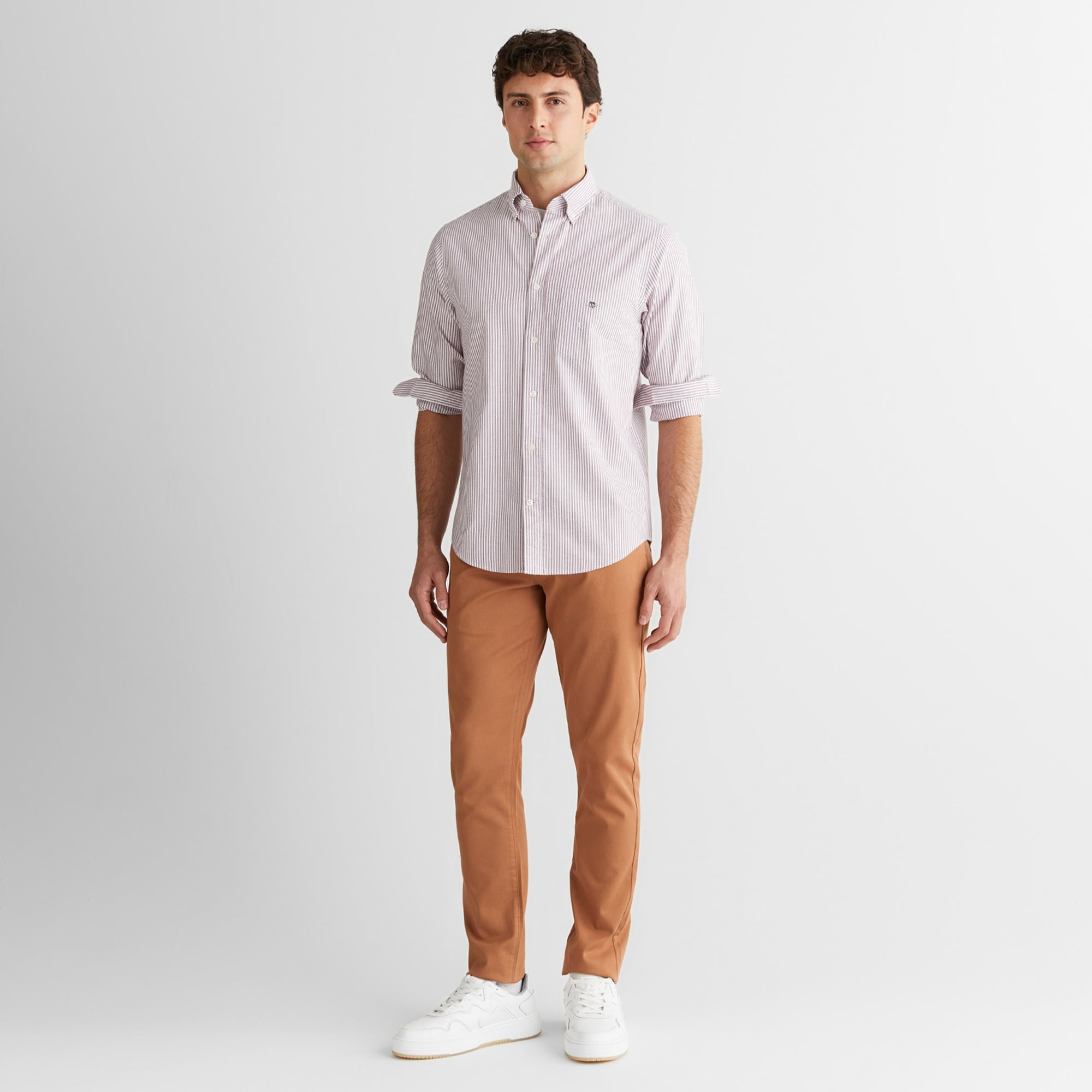 GANT Erkek Kahverengi Slim Fit  Pantolon