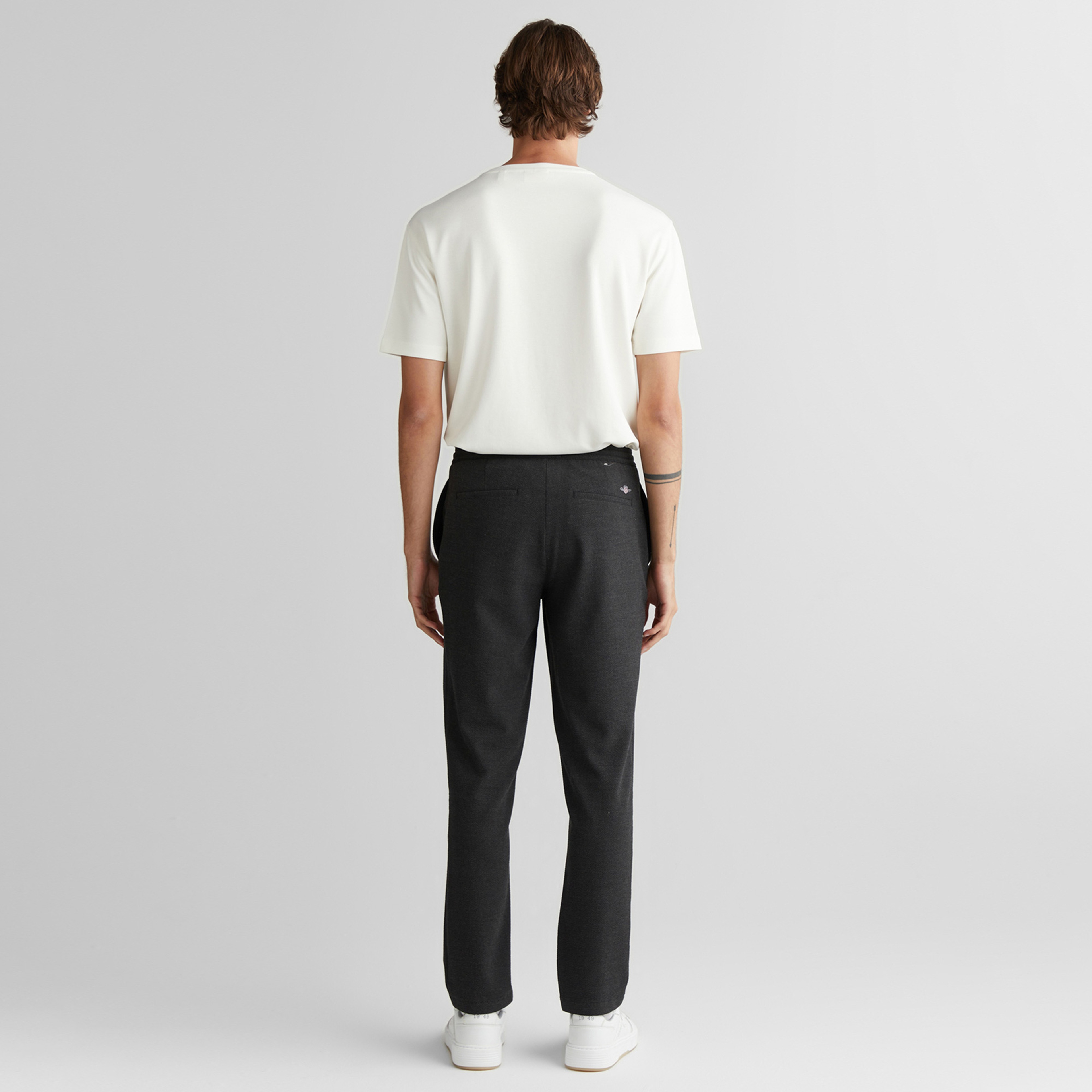 GANT Erkek Gri Regular Fit Pantolon