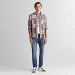 GANT Erkek Bordo Relaxed Fit  Gömlek