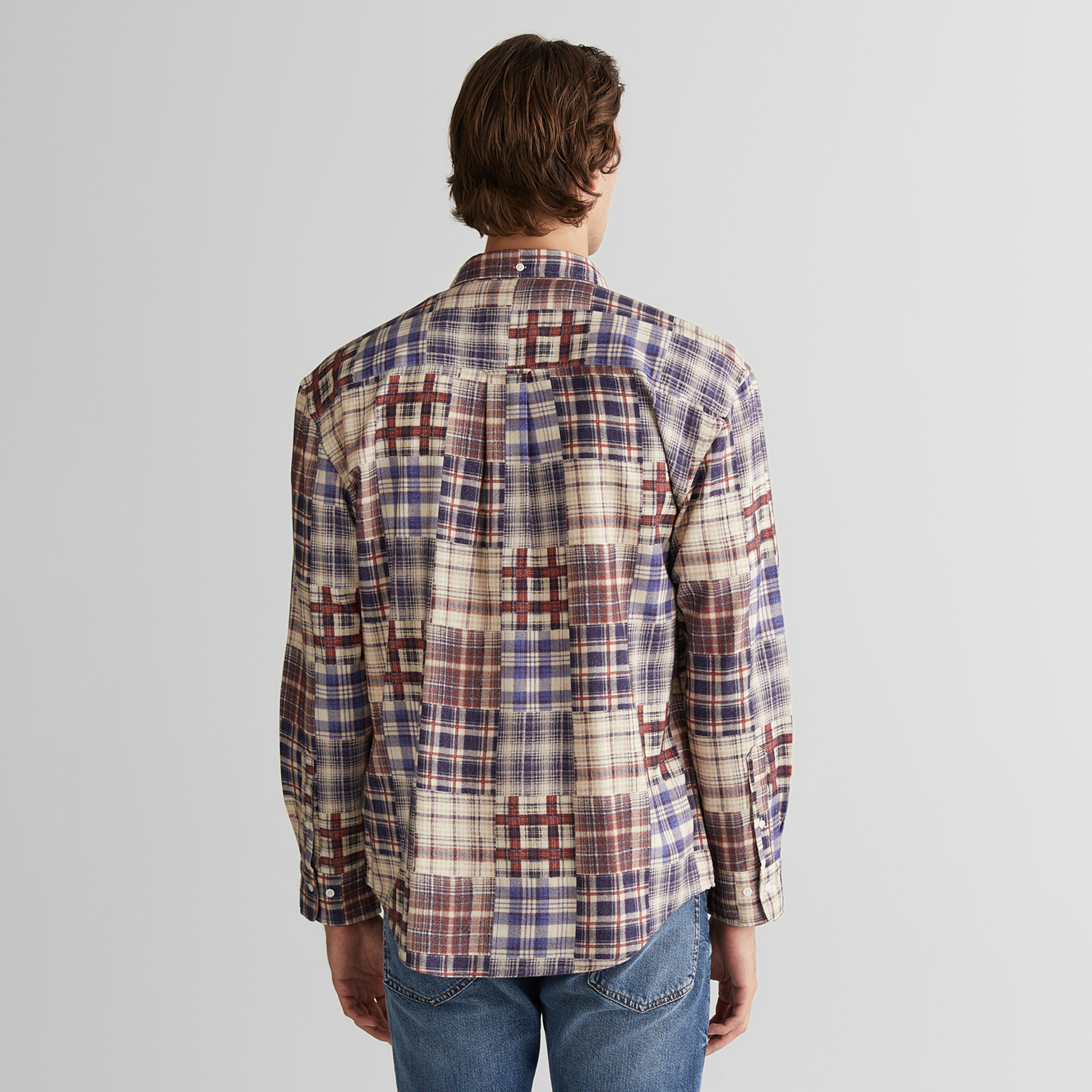 GANT Erkek Bordo Relaxed Fit Gömlek