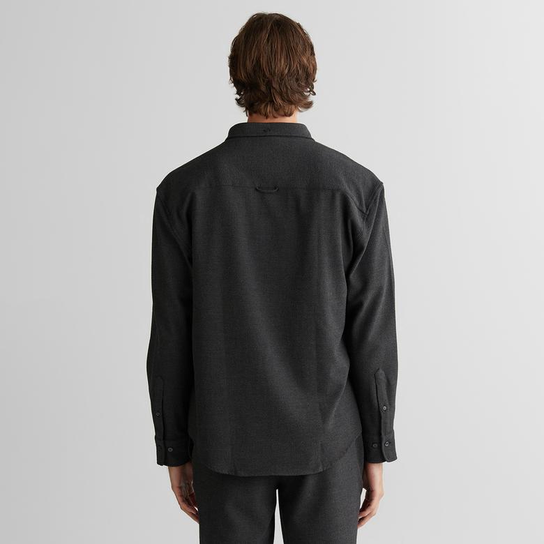 GANT Erkek Gri Relaxed Fit  Gömlek